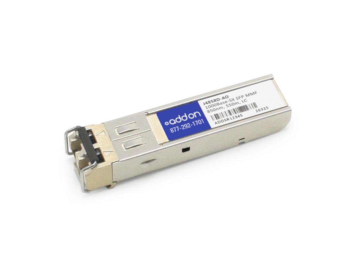 AddOn HP J4858D Compatible TAA Compliant 1000Base-SX SFP Transceiver (MMF,