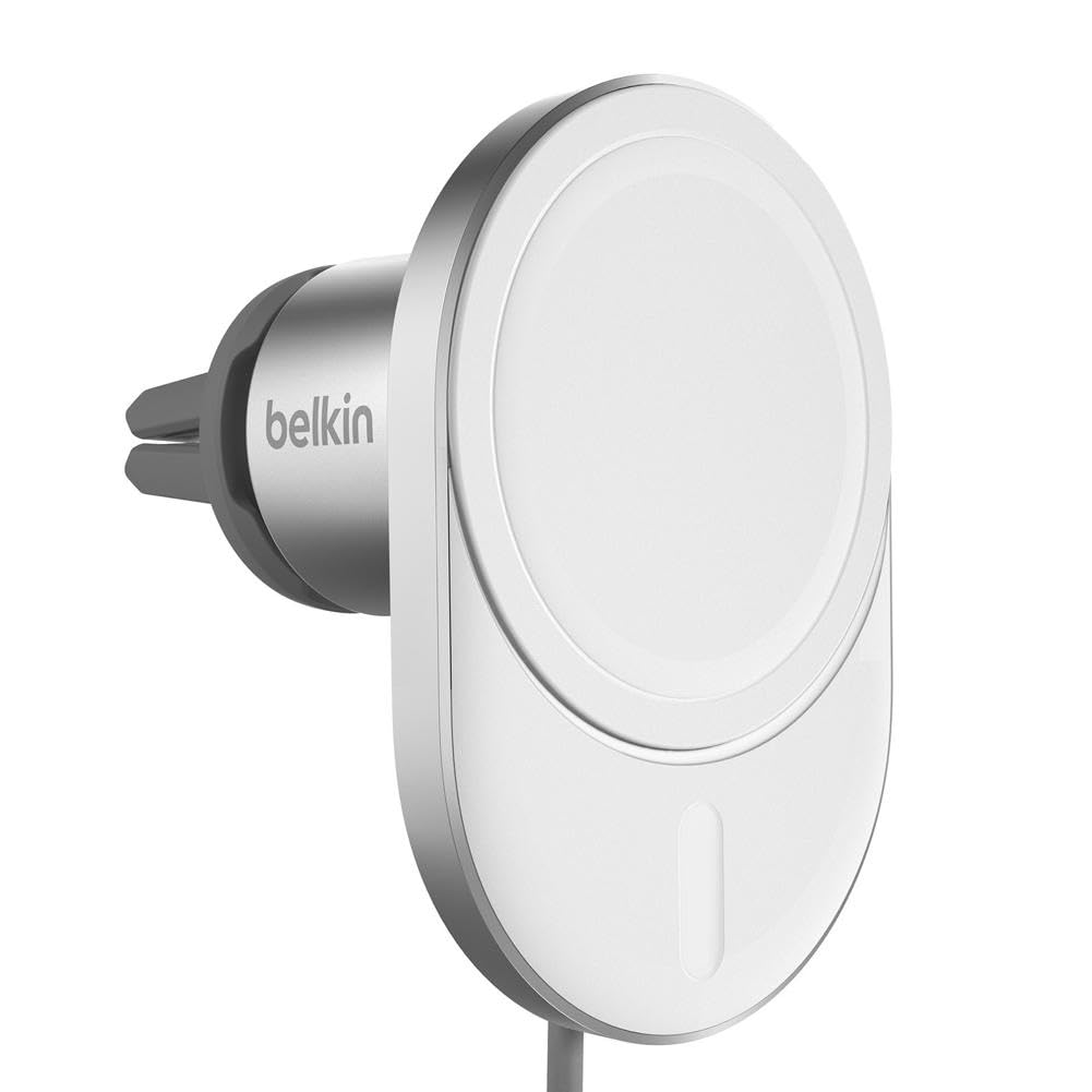 Belkin BoostCharge ProWireless CarChargerwithMagSafe15W Extra Strong Magnetic