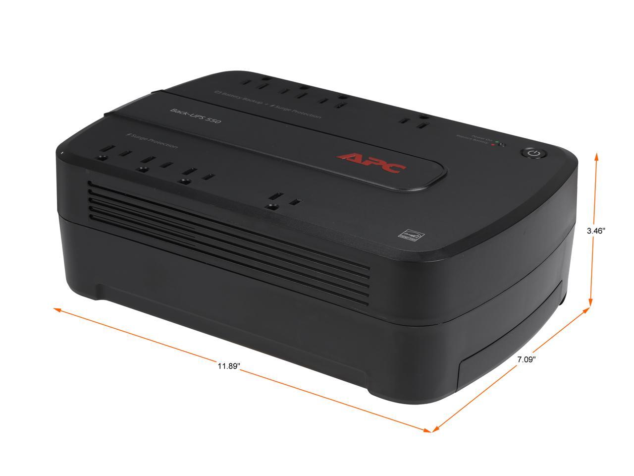 APC Back-UPS BE550G 550 VA 330 Watts 8 Outlets UPS