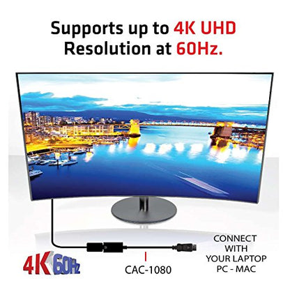 CLUB 3D CAC-1080 DP 1.4 TO HDMI 2.0A 4K 60HZ HDR