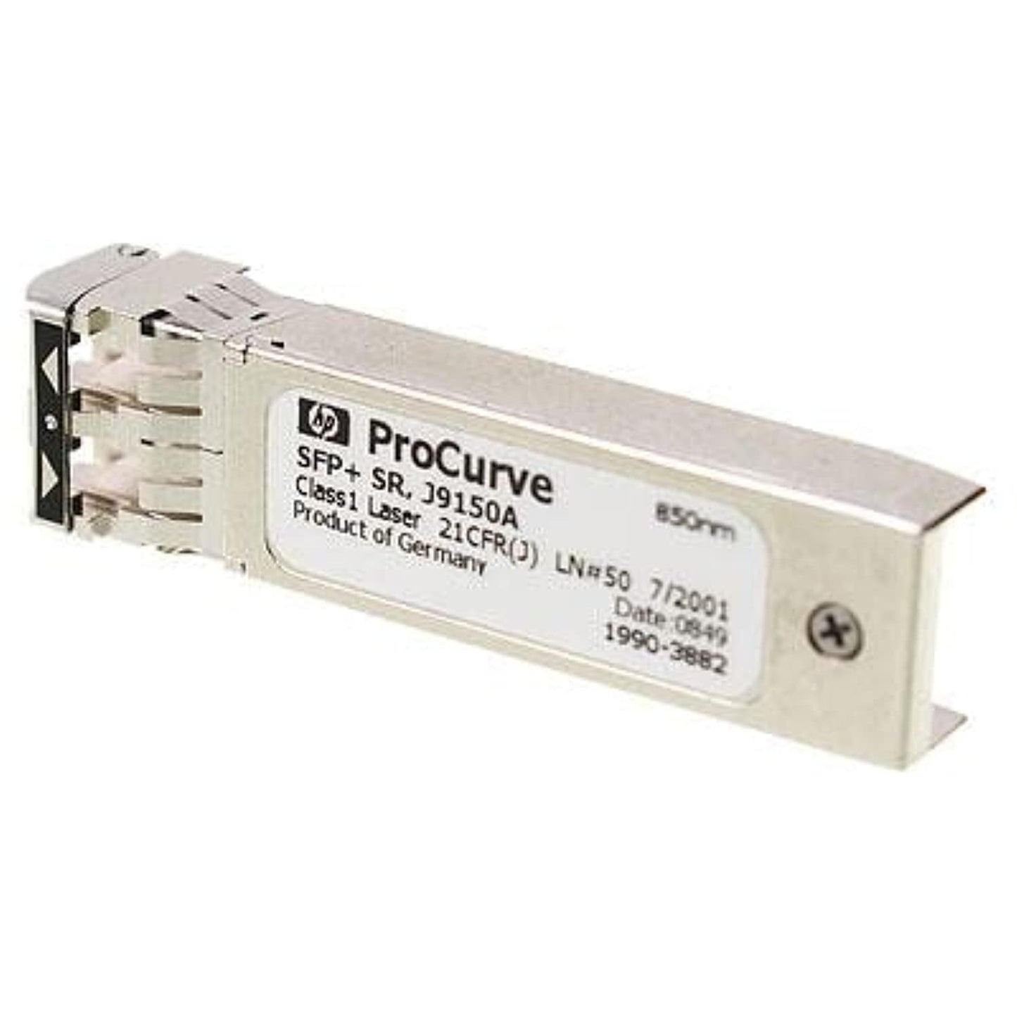 Aruba 10 Gigabit SFP+ SR transceiver for multimode Fiber Connections up to 300