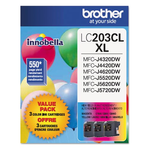 Brother LC2033PKS Super High Yield Innobella Ink Cartridge - Combo Pack -