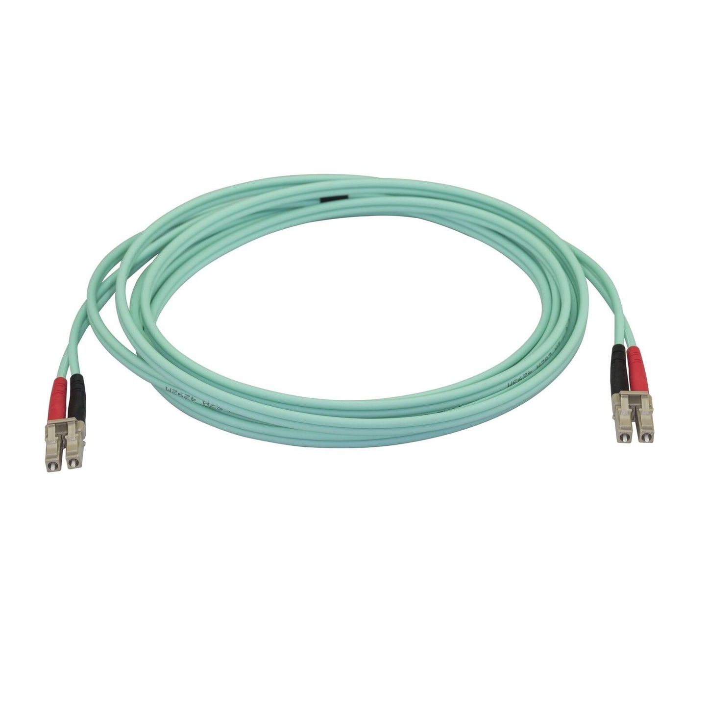 STEREN 450FBLCLC3 9.8ft Aqua OM4 Duplex Multimode Fiber Optic Cable - 100 Gb -