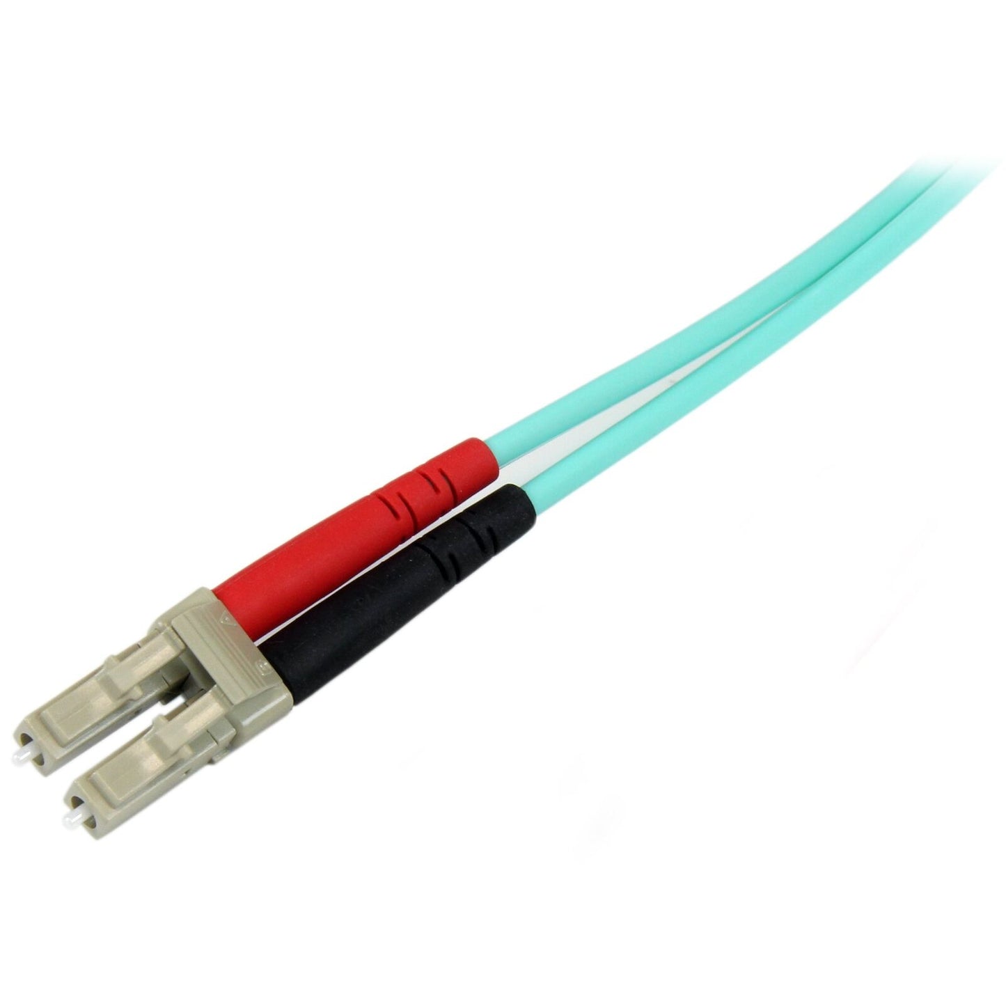 STEREN 450FBLCLC3 9.8ft Aqua OM4 Duplex Multimode Fiber Optic Cable - 100 Gb -