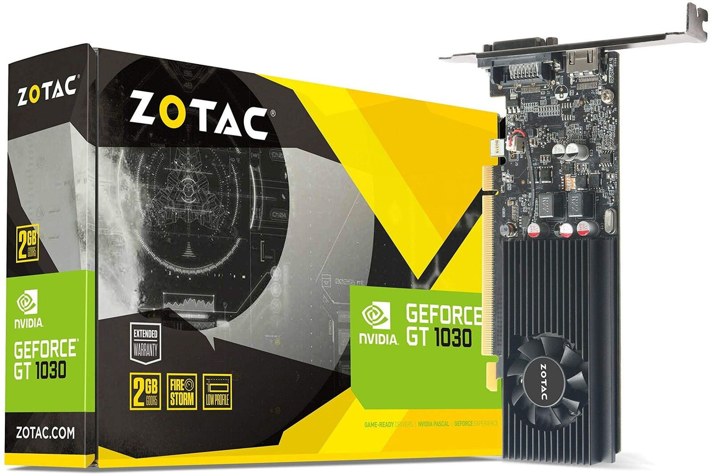 ZOTAC GeForce GT 1030 2GB GDDR5 PCI Express 3.0 Low Profile Ready Video Card