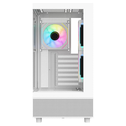 Sama Neview 4361 White Dual USB3.0 and Type C Tempered Glass ATX Mid Tower