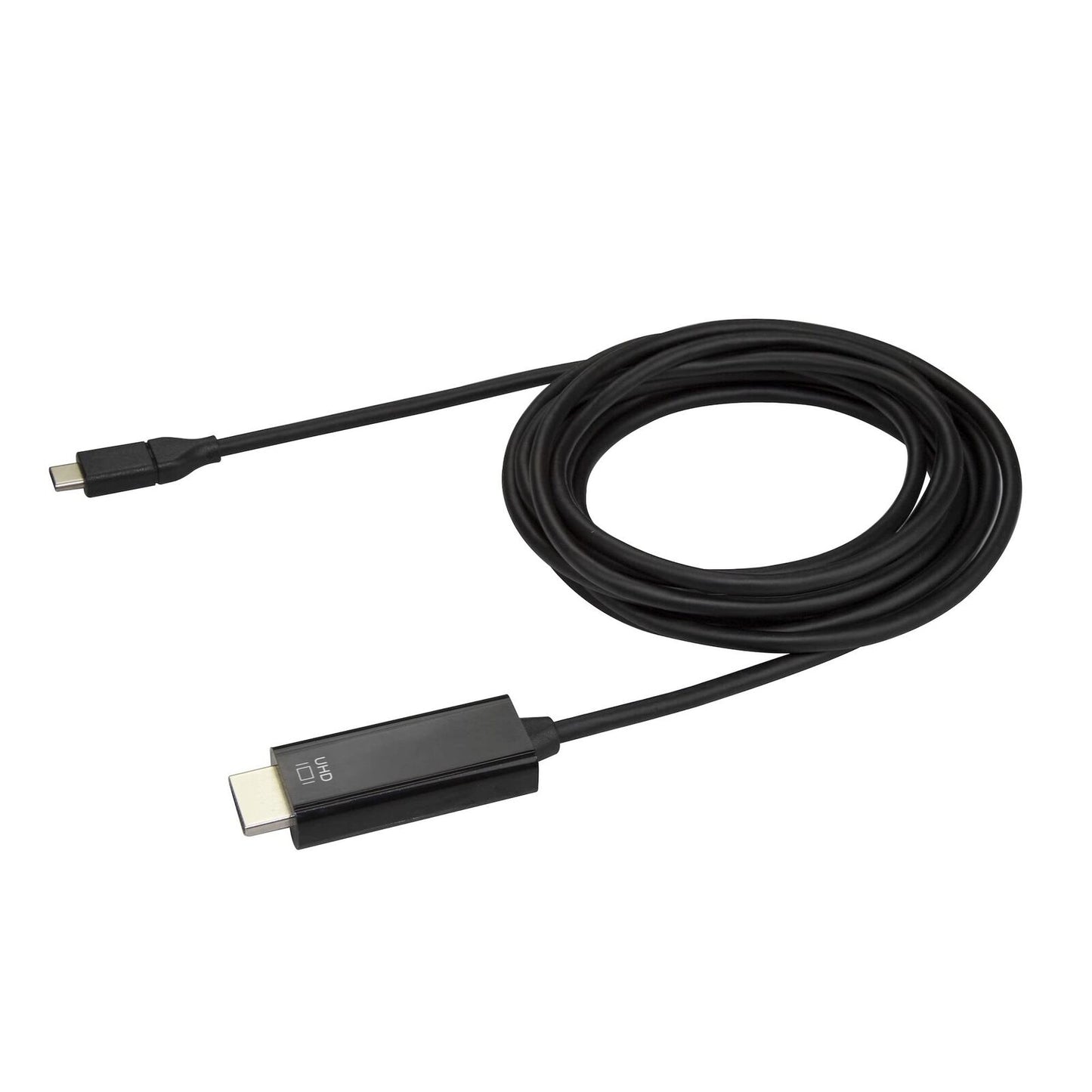 StarTech CDP2HD3MBNL USB C to HDMI Cable - 3m / 10 ft - Black - 4K at 60Hz -