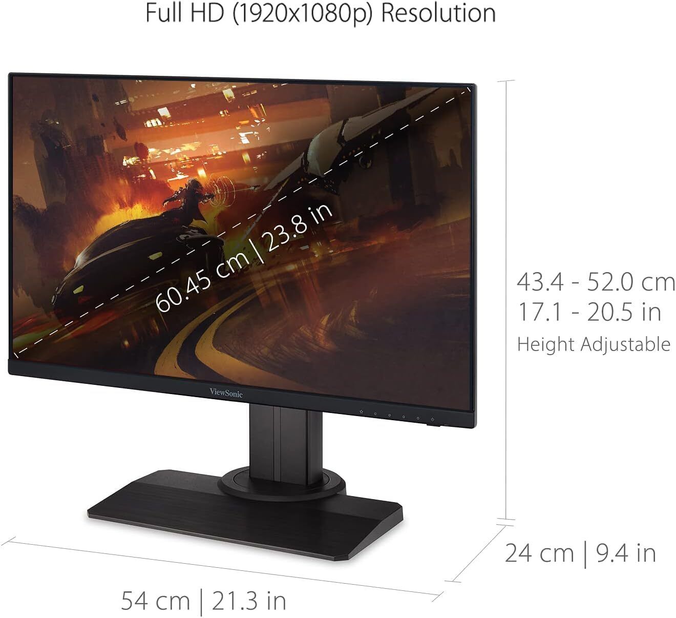 ViewSonic XG2431 24 Inch 1080p 240Hz 1ms Gaming Monitor with AMD FreeSync
