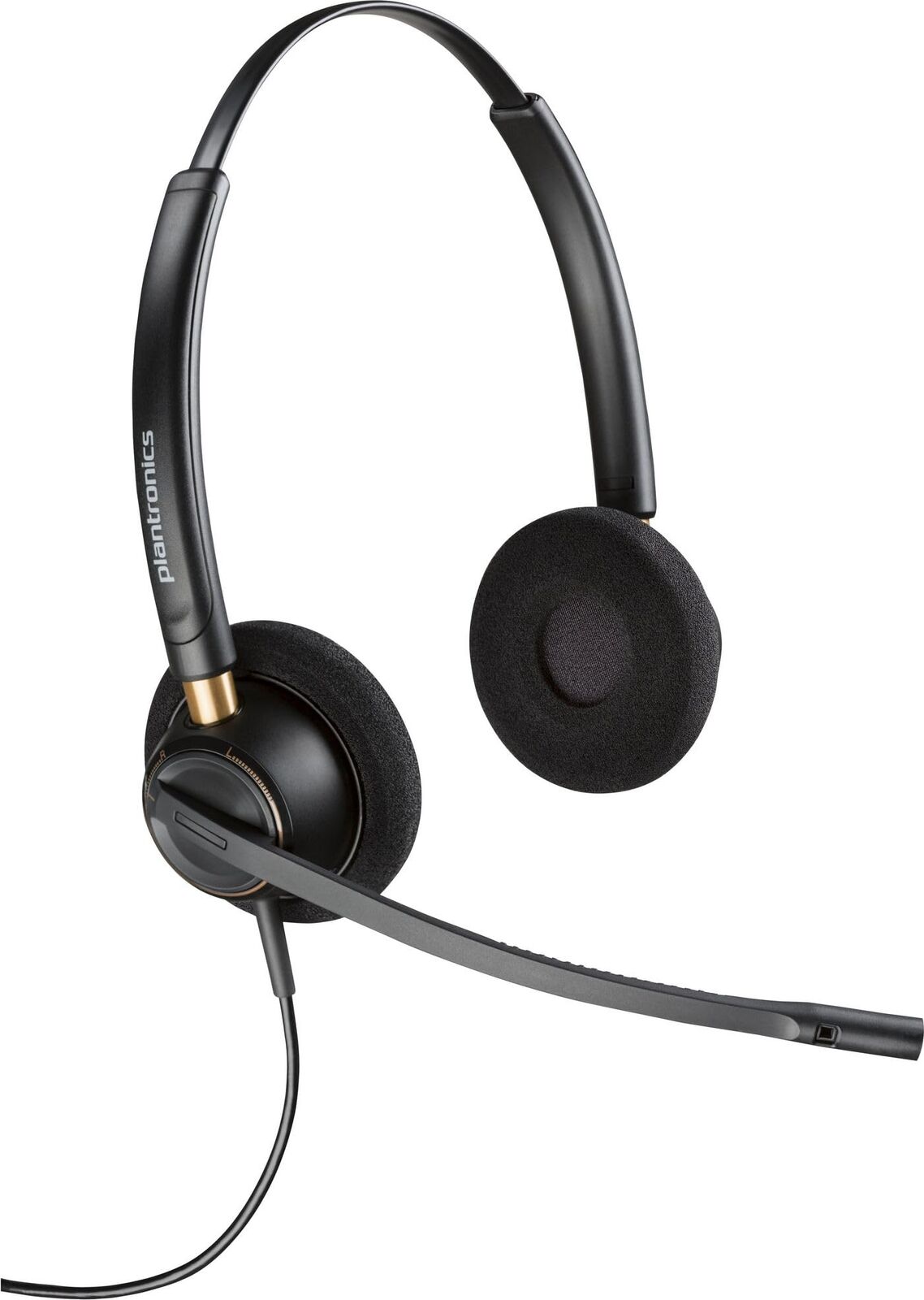 Poly EncorePro HW520D Headset - Stereo - Wired - On-ear - Binaural - Ear-cup -
