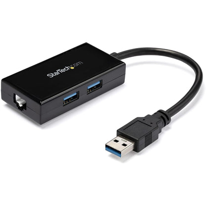 STARTECH USB31000S2H USB 3.0 to Gigabit Network Adapter with Built-In 2-Port USB