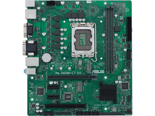 ASUS Pro H610M-CT D4-CSM LGA 1700 (Intel 12th & 13th Gen & Intel vPro)
