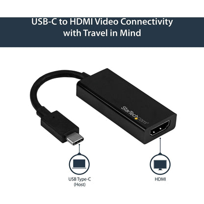 StarTech.com CDP2HD4K60 USB-C to HDMI Adapter - 4K 60 Hz
