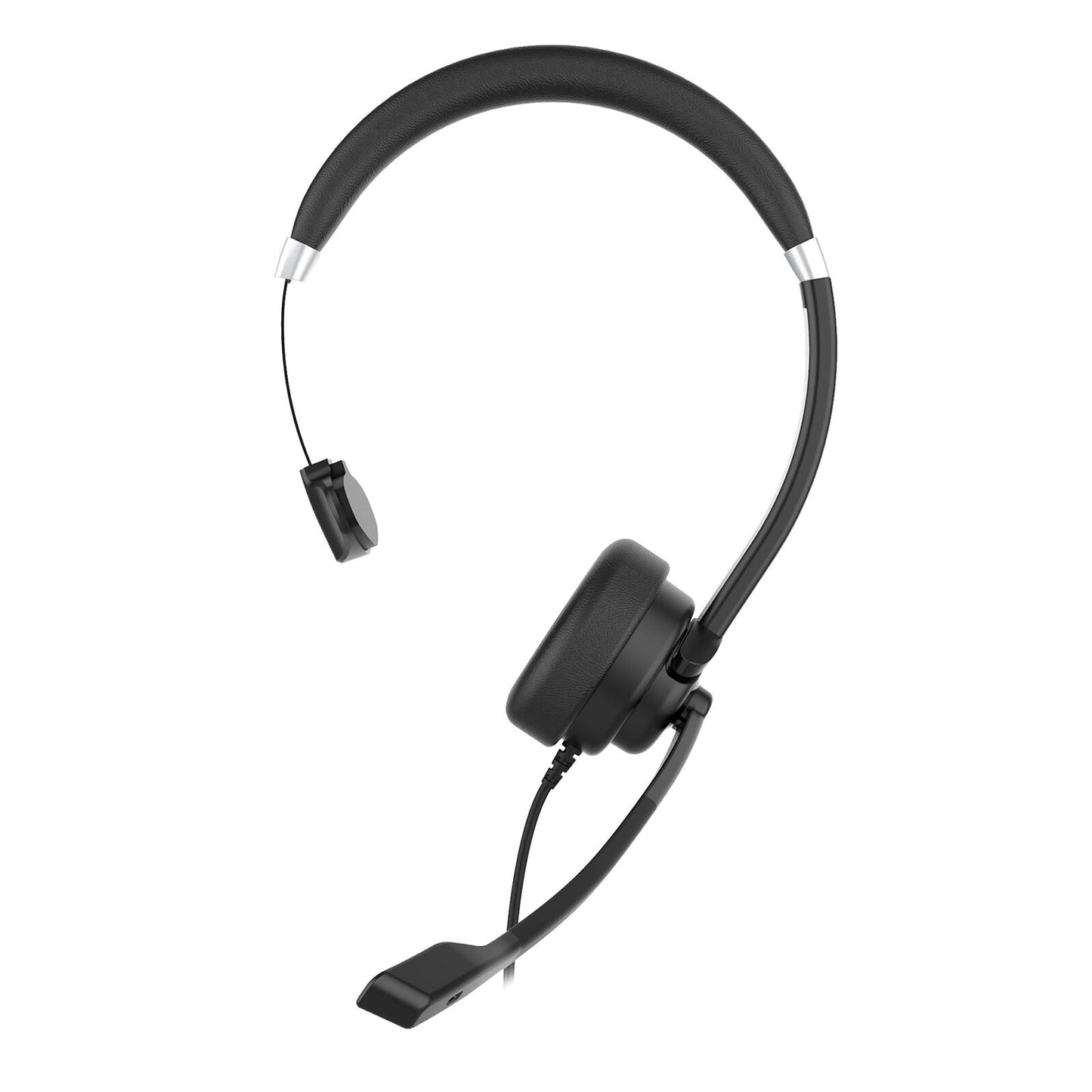 Morpheus 360 Connect USB Mono Headset with Boom Microphone - Noise Cancelling -