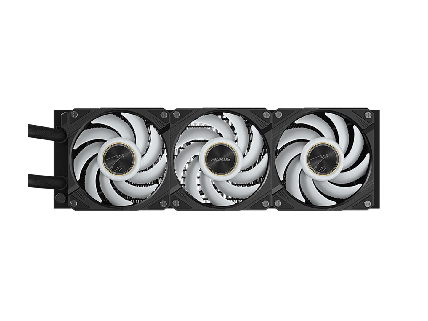 AORUS WATERFORCE X II 360 Liquid CPU Cooler, 360mm Radiator with 3x 120mm low