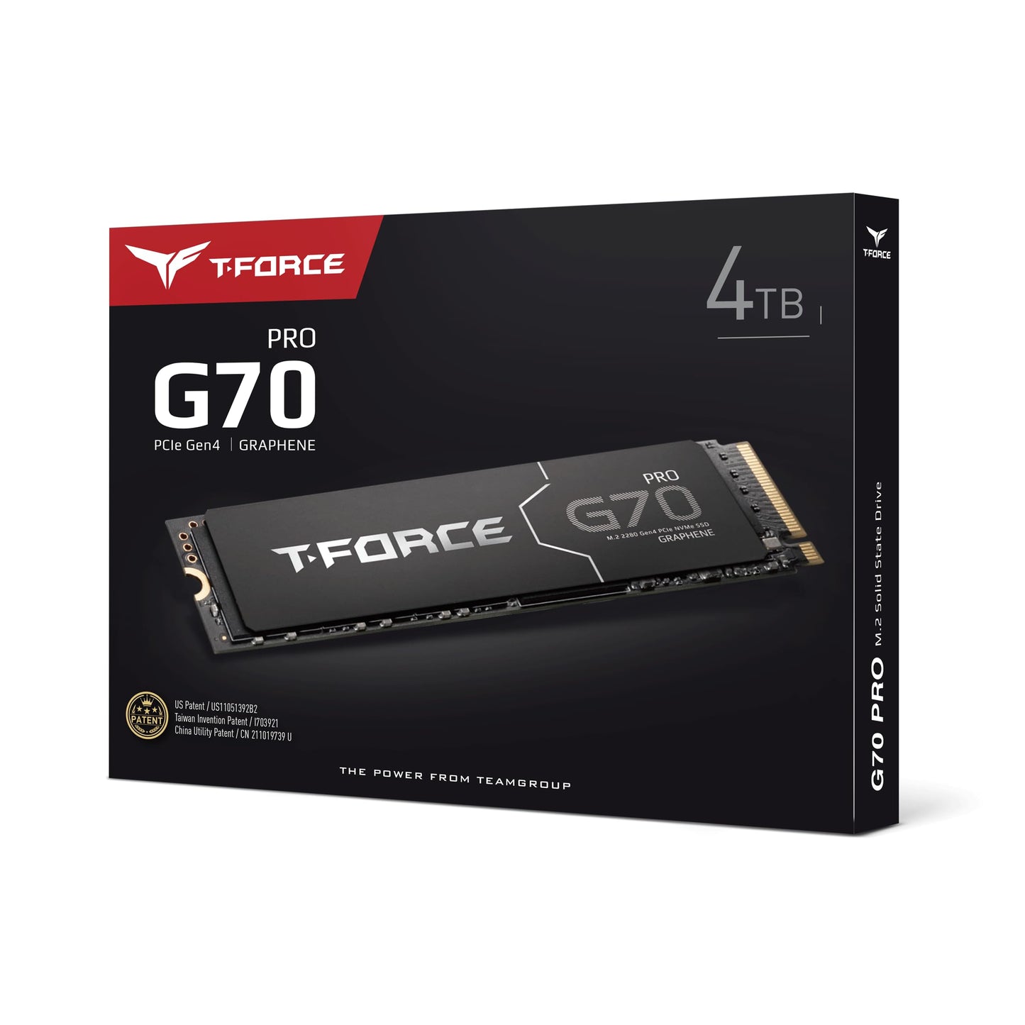 Team Group T-FORCE G70 PRO Graphene M.2 2280 4TB PCIe 4.0 x4 with NVMe 1.4 TLC