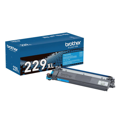 Brother Genuine TN229XLC High-yield Cyan Toner Cartridge