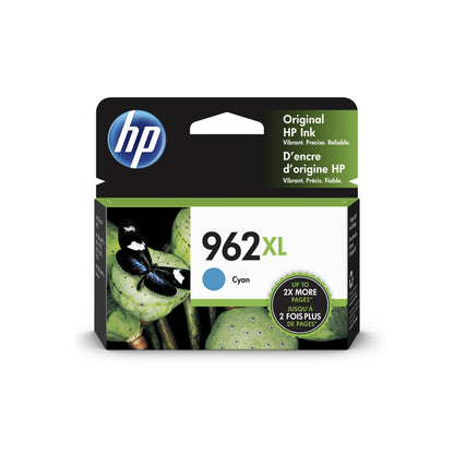 HP 962XL High Yield Ink Cartridge - Cyan