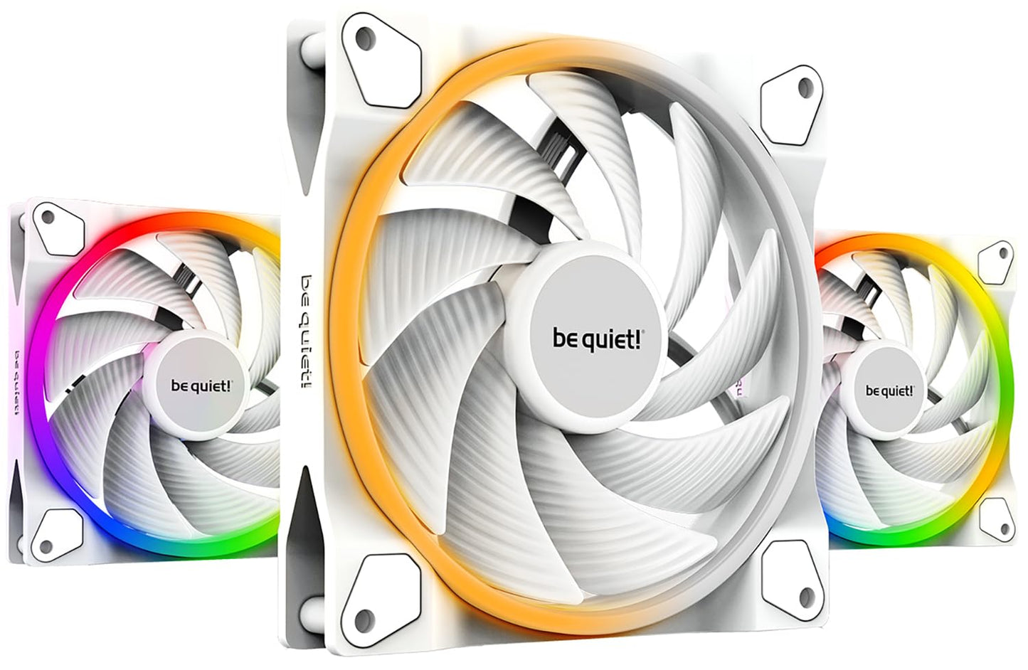 be quiet! LIGHT WINGS WHITE 140mm PWM HIGH-SPEED TRIPLE PACK