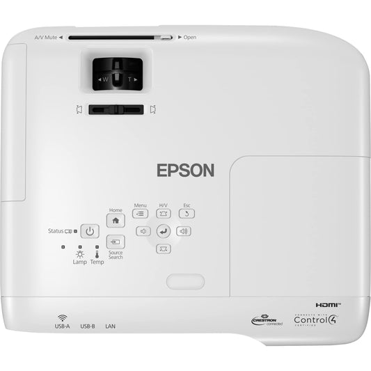 Epson PowerLite 118 XGA 3LCD Classroom Projector 3800 lumens, V11HA03020