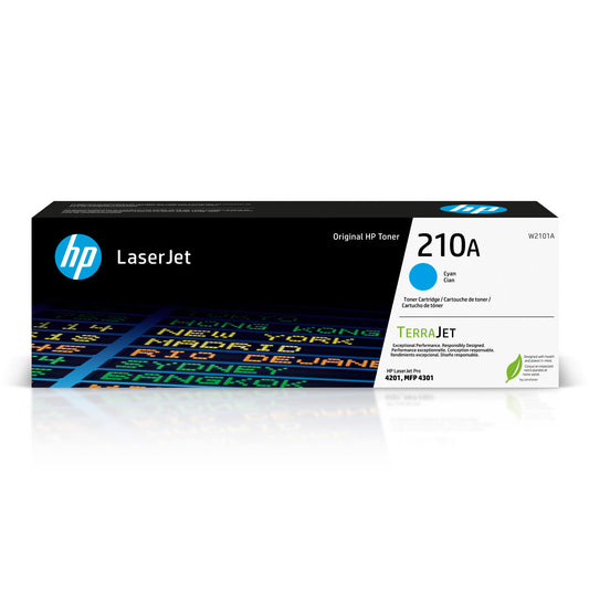 HP 210A Cyan Original LaserJet Toner Cartridge  W2101A