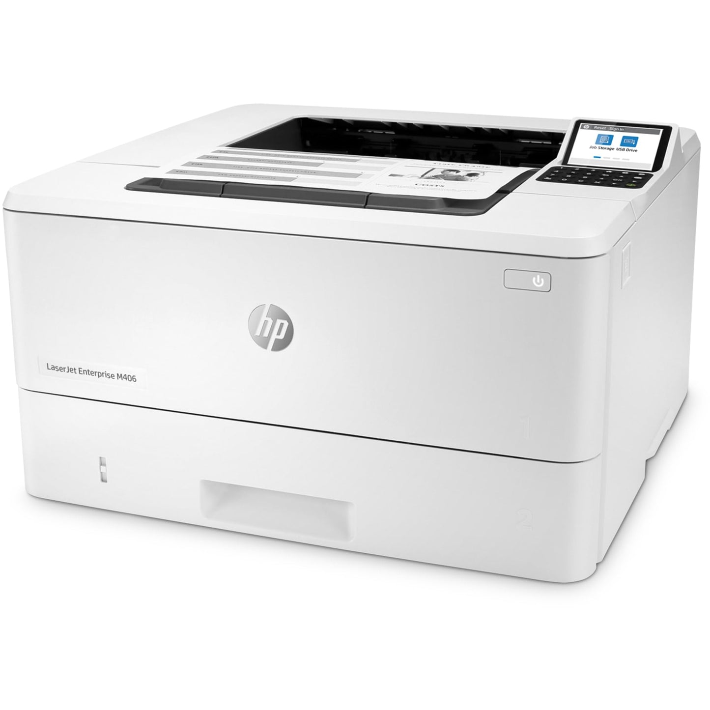 HP LaserJet Enterprise M406dn Workgroup Letter: Up to 40 ppm (default); Up to 42