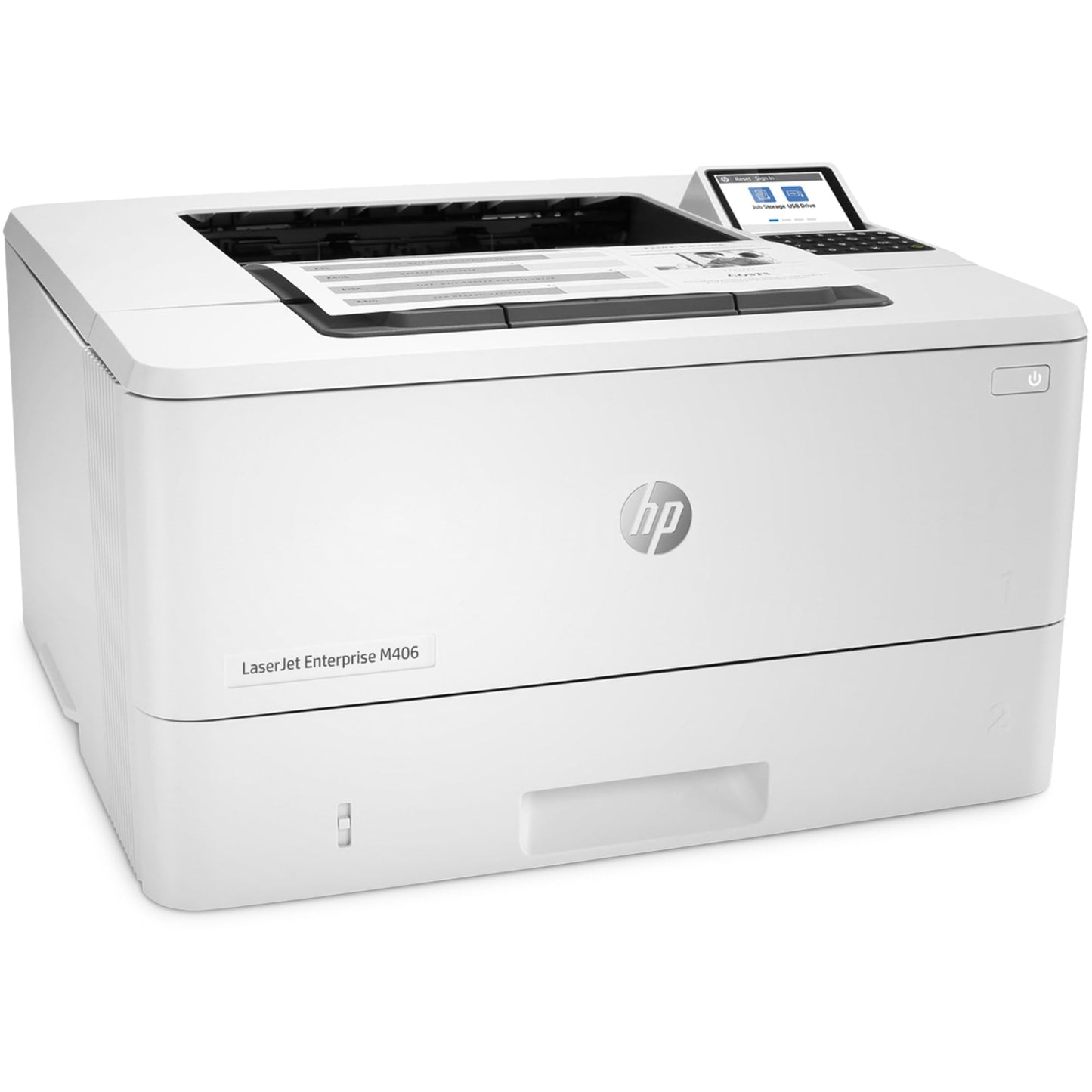 HP LaserJet Enterprise M406dn Workgroup Letter: Up to 40 ppm (default); Up to 42