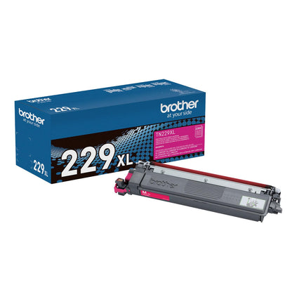 Brother Genuine TN229XLM High-yield Magenta Toner Cartridge