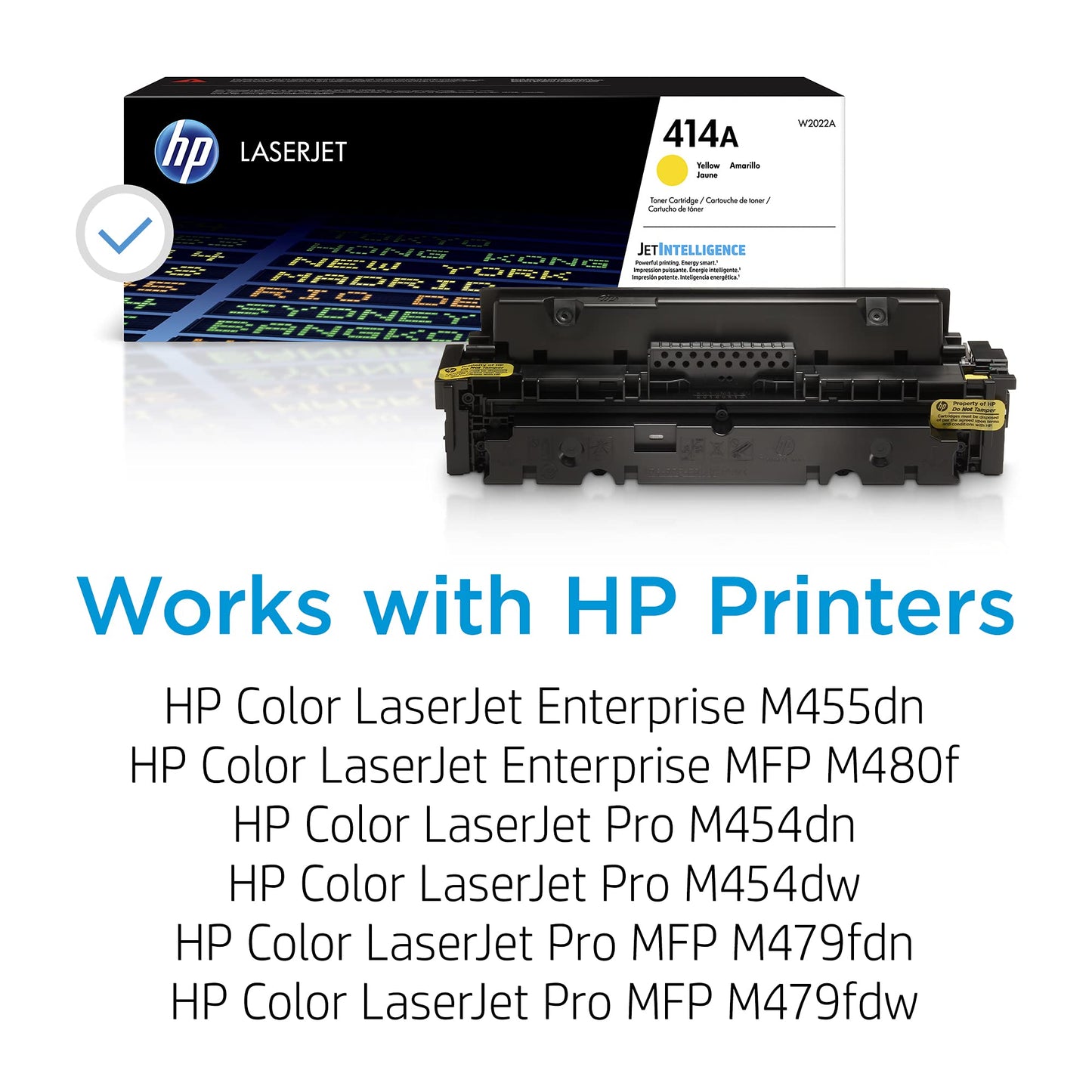 HP 414A LaserJet Toner Cartridge - Yellow