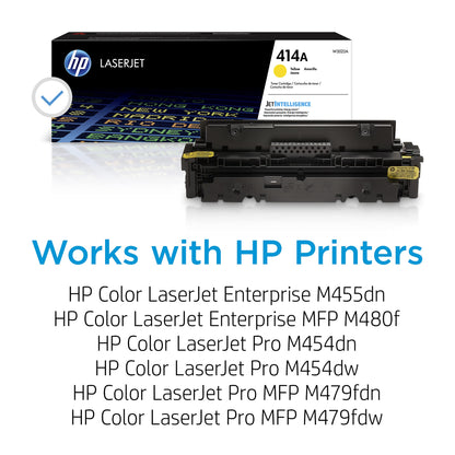 HP 414A LaserJet Toner Cartridge - Yellow