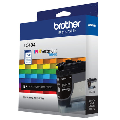 Brother LC404BKS INKvestment Ink 750 Page-Yield Black