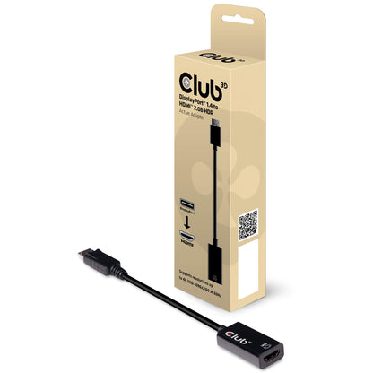 CLUB 3D CAC-1080 DP 1.4 TO HDMI 2.0A 4K 60HZ HDR