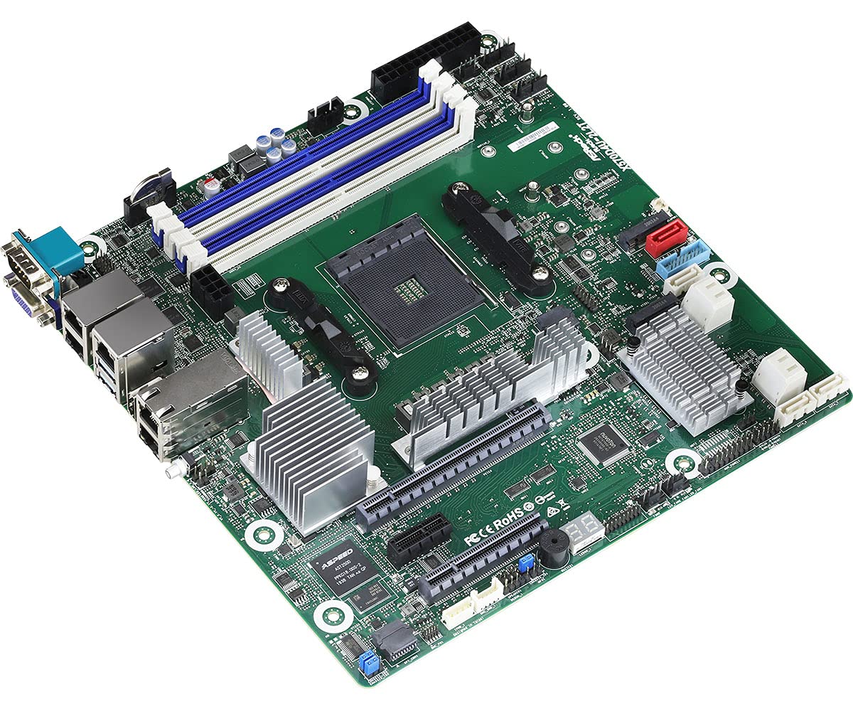 AsRock Rack X570D4U-2L2T micro-ATX Server Motherboard AMD AM4 PGA 1331 Dual