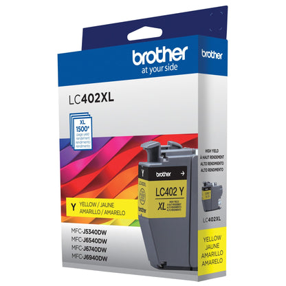 Brother LC402XL Original High XL Yield Ink Cartridge Yellow LC402XLYS