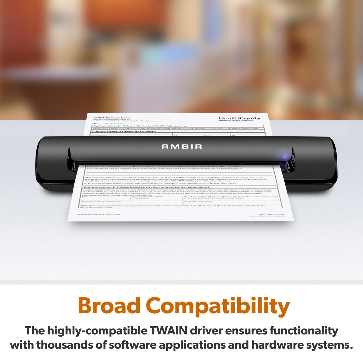 Ambir TravelScan Pro PS600-AS 48bit Mobile Document & ID Scanner