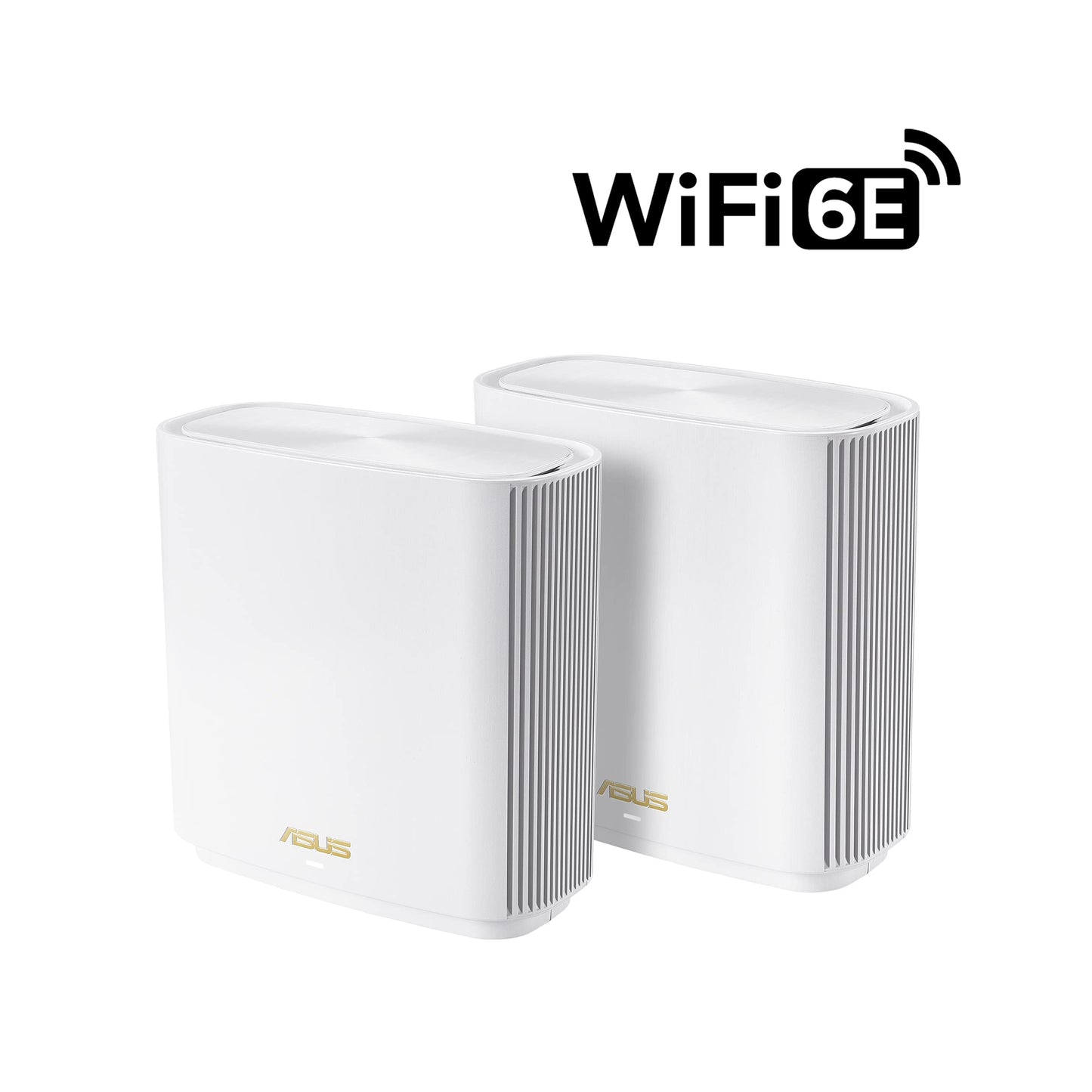 ASUS ZenWiFi Whole-Home Tri-Band Mesh WiFi 6E System (ET8 2PK), Coverage up to