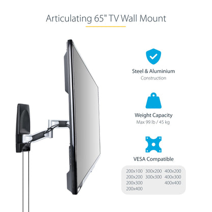 ARTICULATING TV WALL MOUNT -