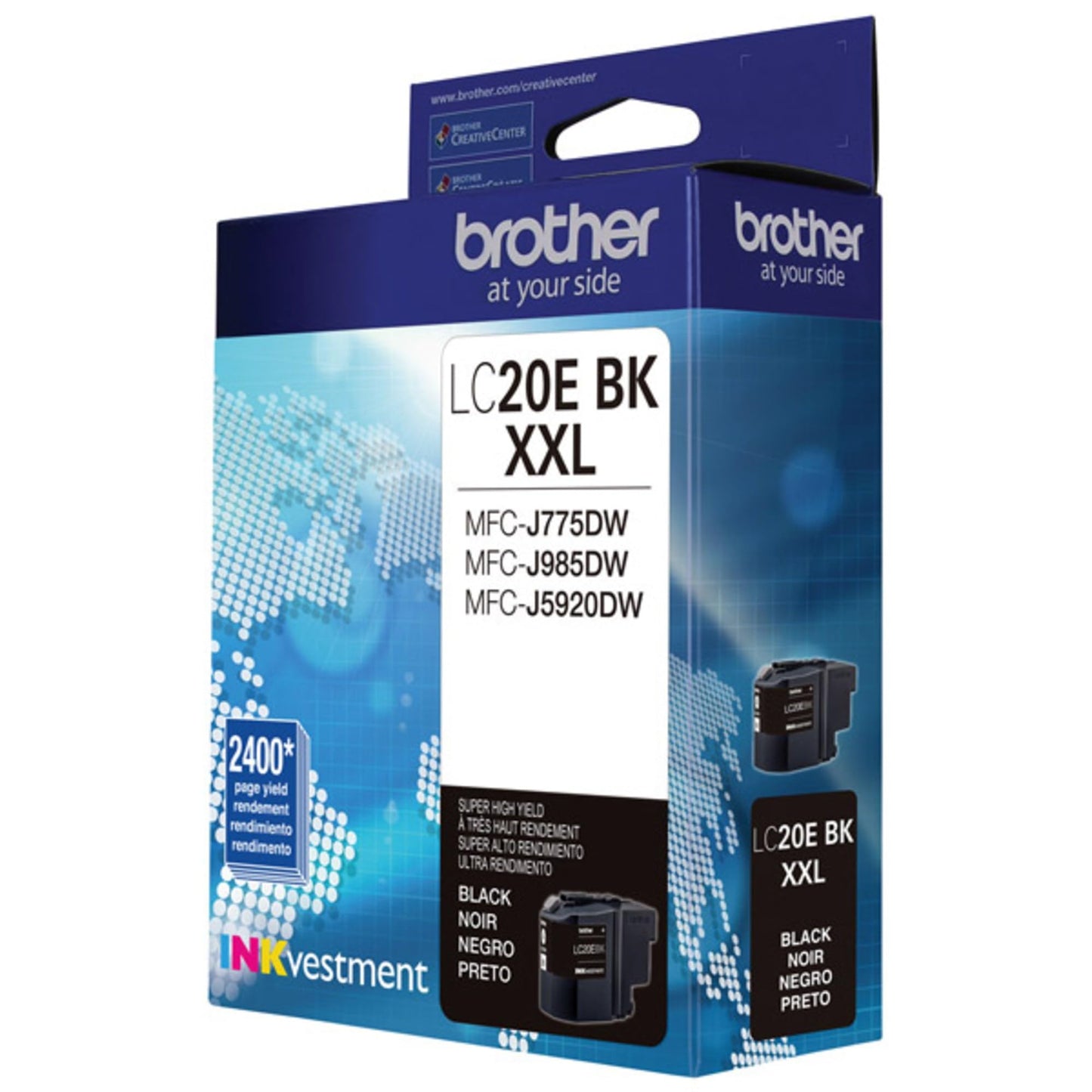 Brother LC20EBK Super High Yield Ink Cartridge - Black