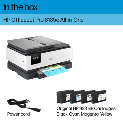 HP OfficeJet Pro 8135e All-in-One Printer w/ bonus 12months Instant Ink through