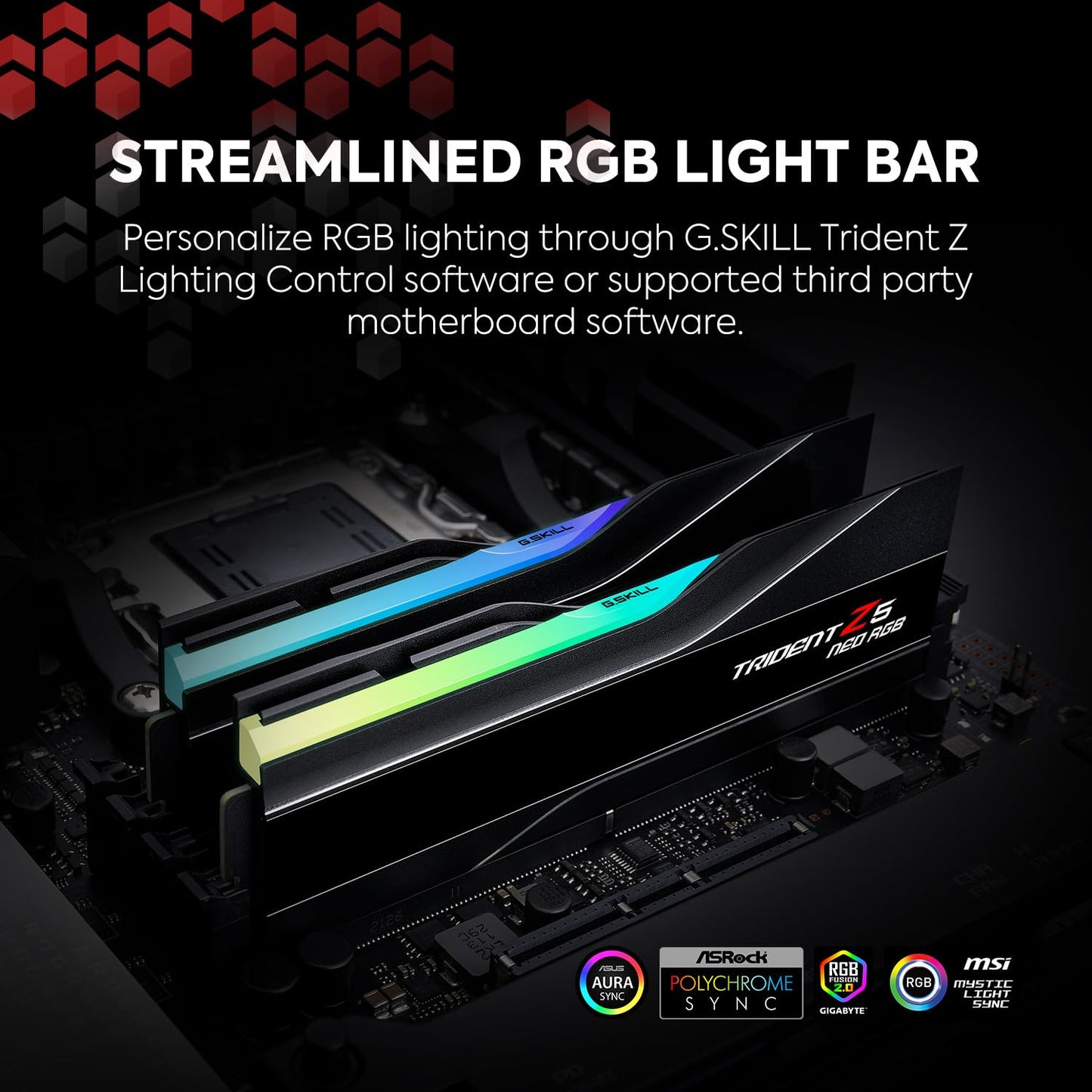 G.SKILL Trident Z5 Neo RGB Series 32GB (2 x 16GB) 288-Pin PC RAM DDR5 8000 (PC5