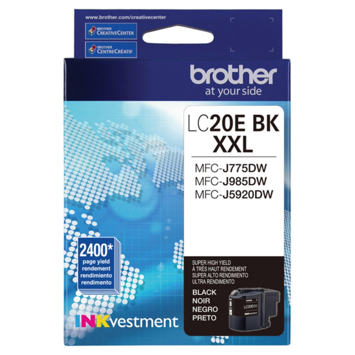 Brother LC20EBK Super High Yield Ink Cartridge - Black