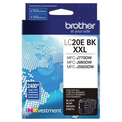 Brother LC20EBK Super High Yield Ink Cartridge - Black