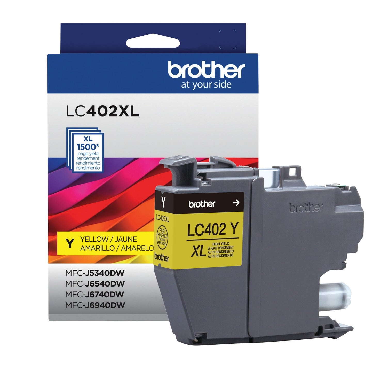 Brother LC402XL Original High XL Yield Ink Cartridge Yellow LC402XLYS