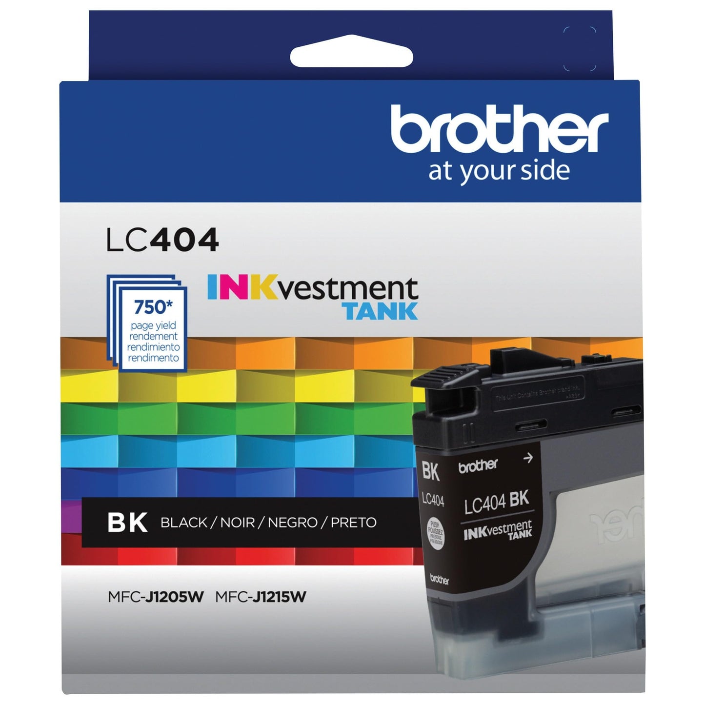 Brother LC404BKS INKvestment Ink 750 Page-Yield Black