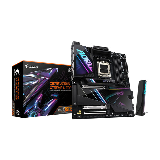 GIGABYTE X870E AORUS XTREME AI TOP AMD AM5 LGA 1718 Motherboard, E-ATX, DDR5, 4x