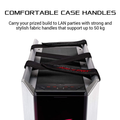 ASUS ROG Strix Helios GX601 White Edition RGB Mid-Tower Computer Case for ATX/