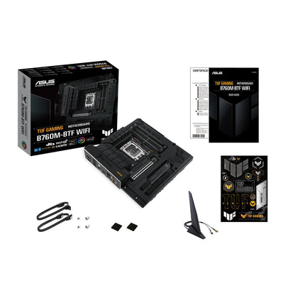 ASUS TUF GAMING B760M-BTF WIFI Intel® B760 (LGA 1700) mATX motherboard with