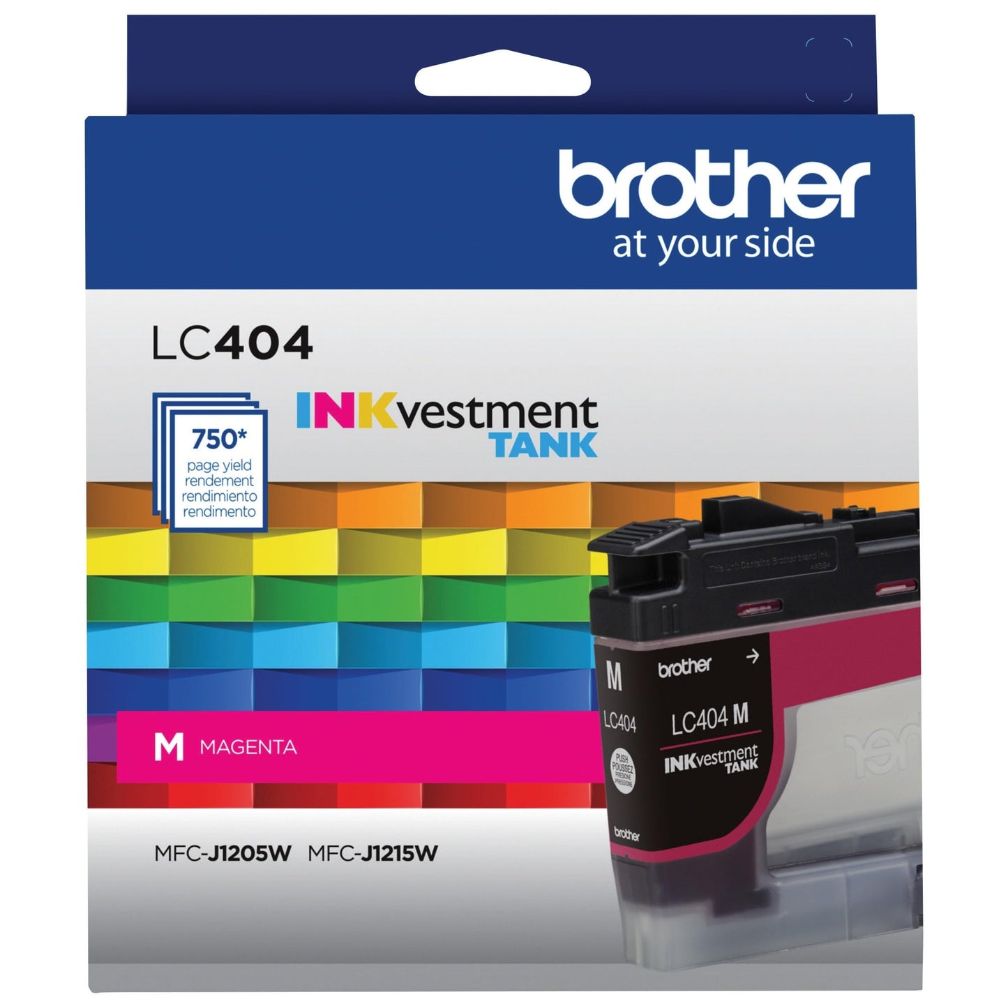 Brother LC404MS INKvestment Ink 750 Page-Yield Magenta