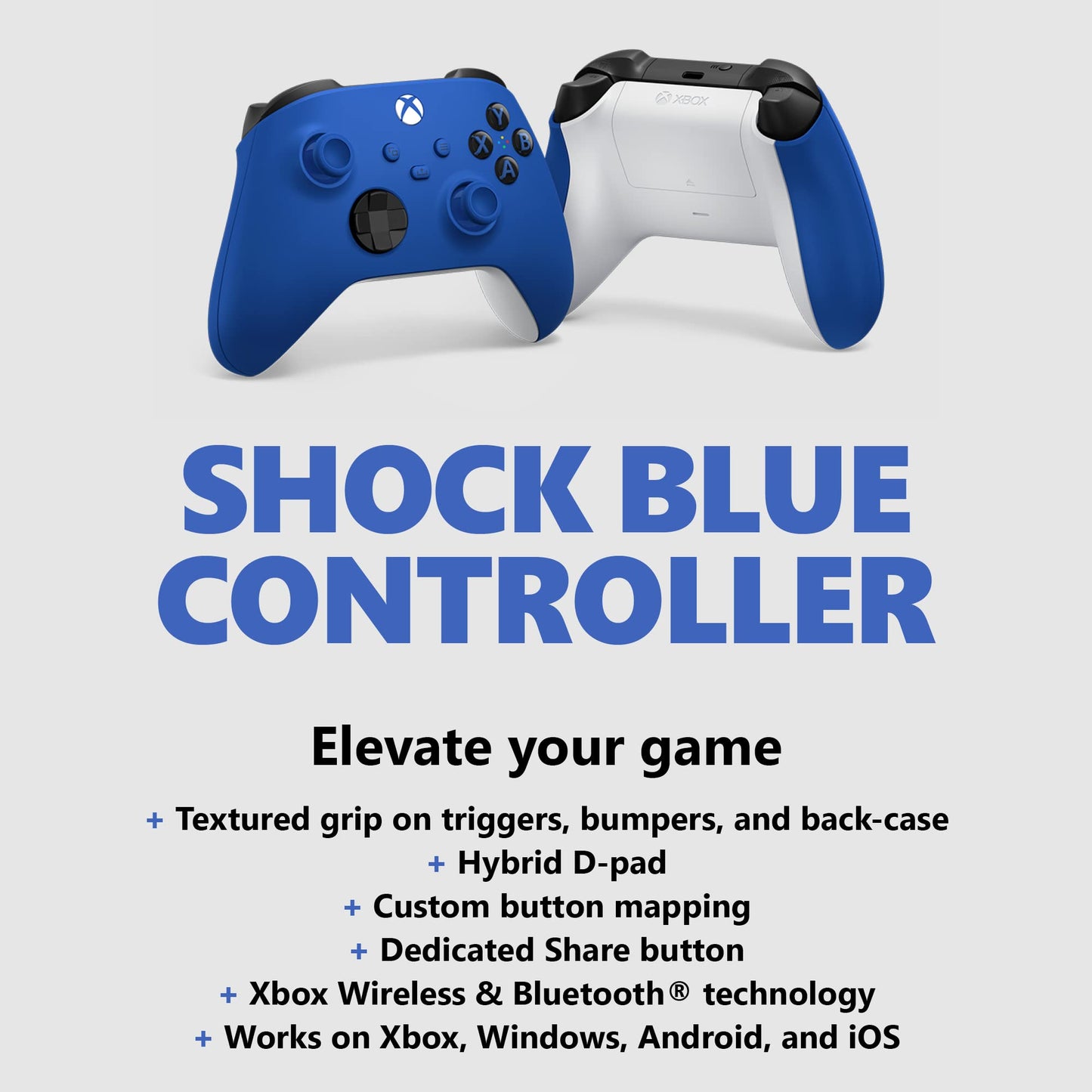 Xbox Wireless Controller - Shock Blue