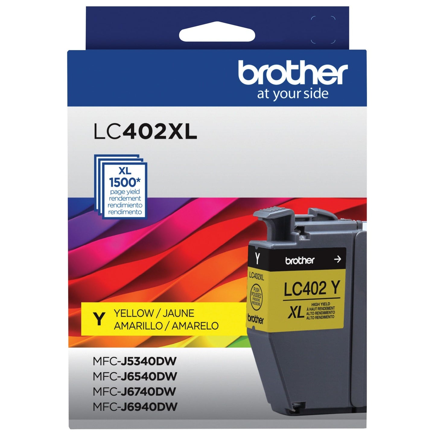 Brother LC402XL Original High XL Yield Ink Cartridge Yellow LC402XLYS