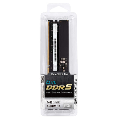 Team Elite 16GB 288-Pin PC RAM DDR5 6000 (PC5 48000) Desktop Memory Model